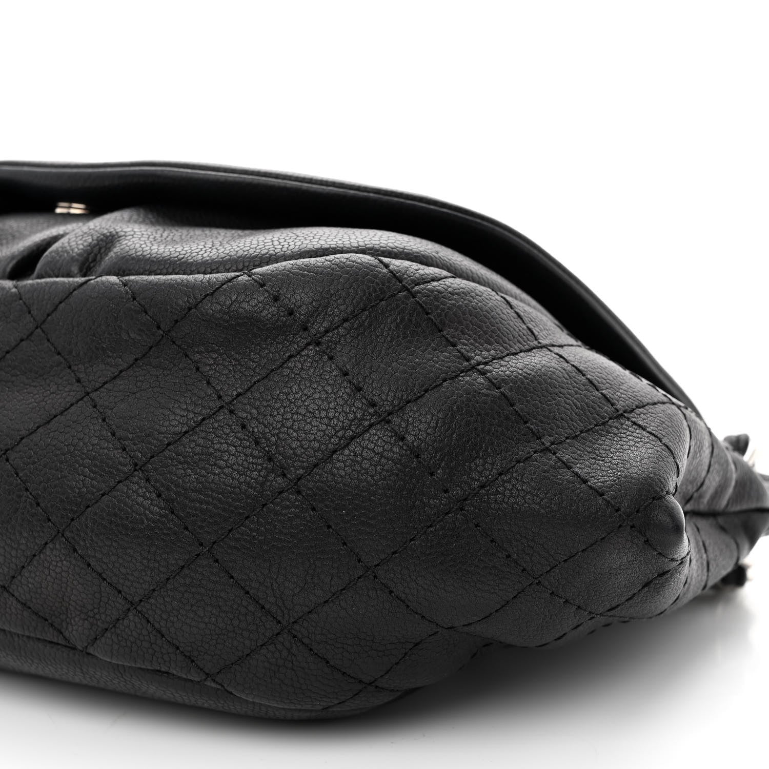 Chanel Caviar Half Moon Large Flap Black 10 of 10