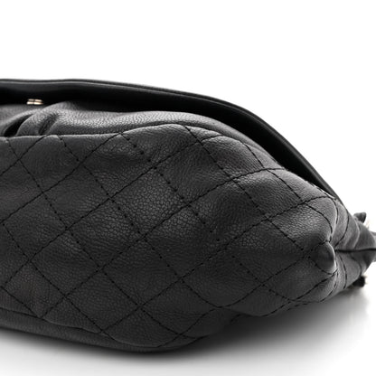 Chanel Caviar Half Moon Large Flap Black 10 of 10