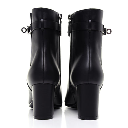 Hermes Calfskin Saint Germain Ankle Boots 37 Black 5 of 13