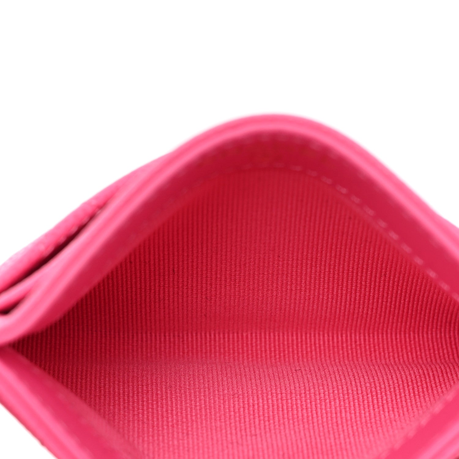 Chanel Caviar Quilted Card Holder Pink 5 of 10