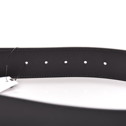 Gucci Moon Calfskin Pearl Double G 40mm Belt 95 38 Black Cream 6 of 7