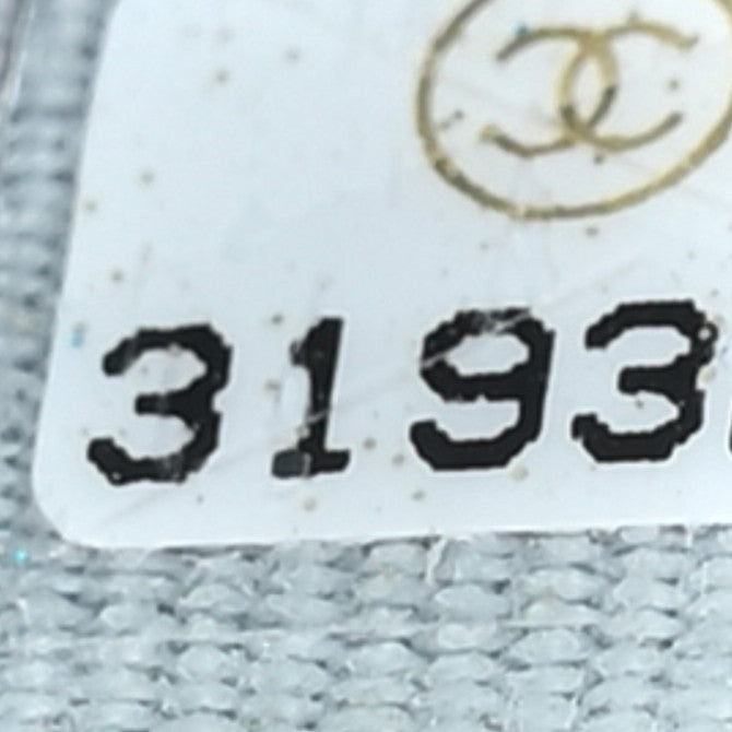 Lambskin Enamel Quilted Pending CC Flap Belt Bag Light Blue