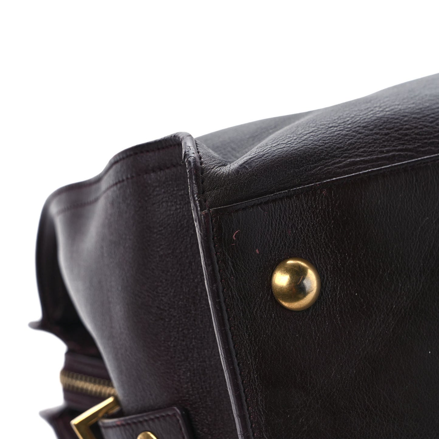 Calfskin Medium Classic Y Cabas Bordeaux