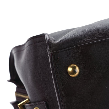 Saint Laurent Calfskin Medium Classic Y Cabas Bordeaux 9 of 13