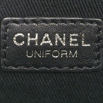 Chanel Grained Calfskin Quilted 2.55 Reissue Flap Belt Bag Clutch  Black 7 of 10