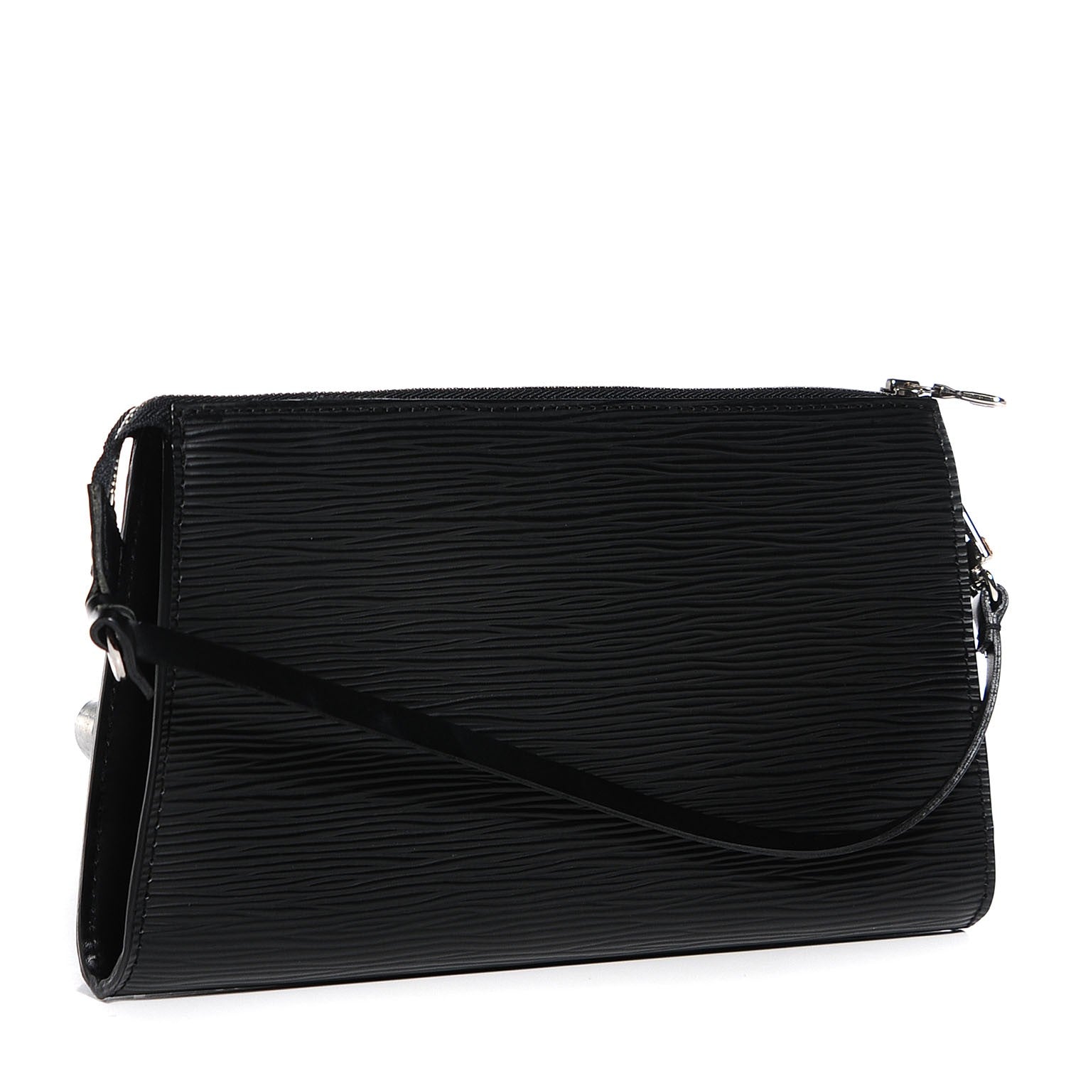 Louis Vuitton Epi Pochette Accessories 24 Black 3 of 7