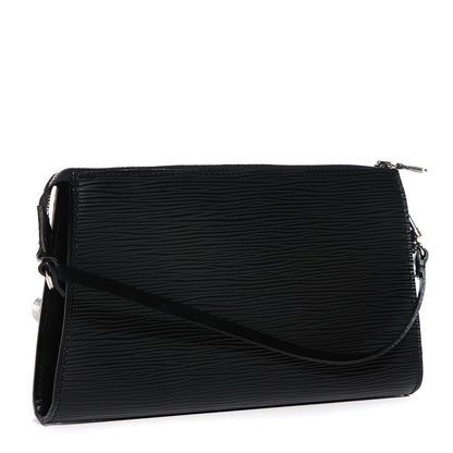 Louis Vuitton Epi Pochette Accessories 24 Black 3 of 7