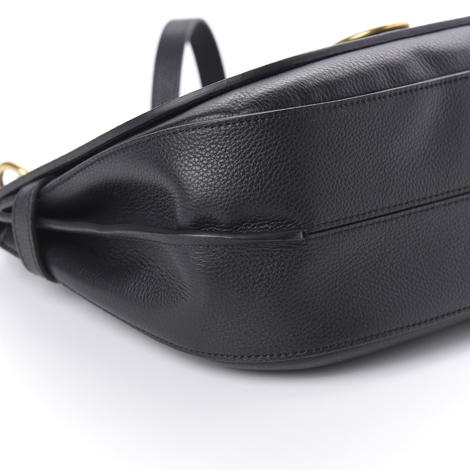 Mulberry Small Classic Grain Calfskin Amberley Satchel Black 6 of 9