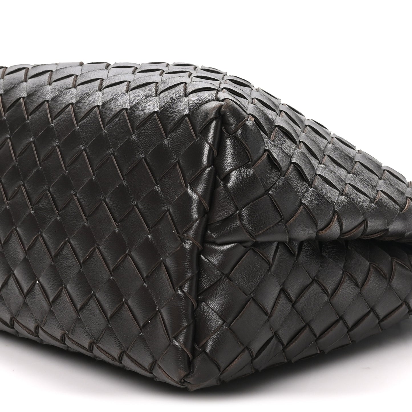 Nappa Intrecciato Medium Andiamo Shoulder Bag Fondant
