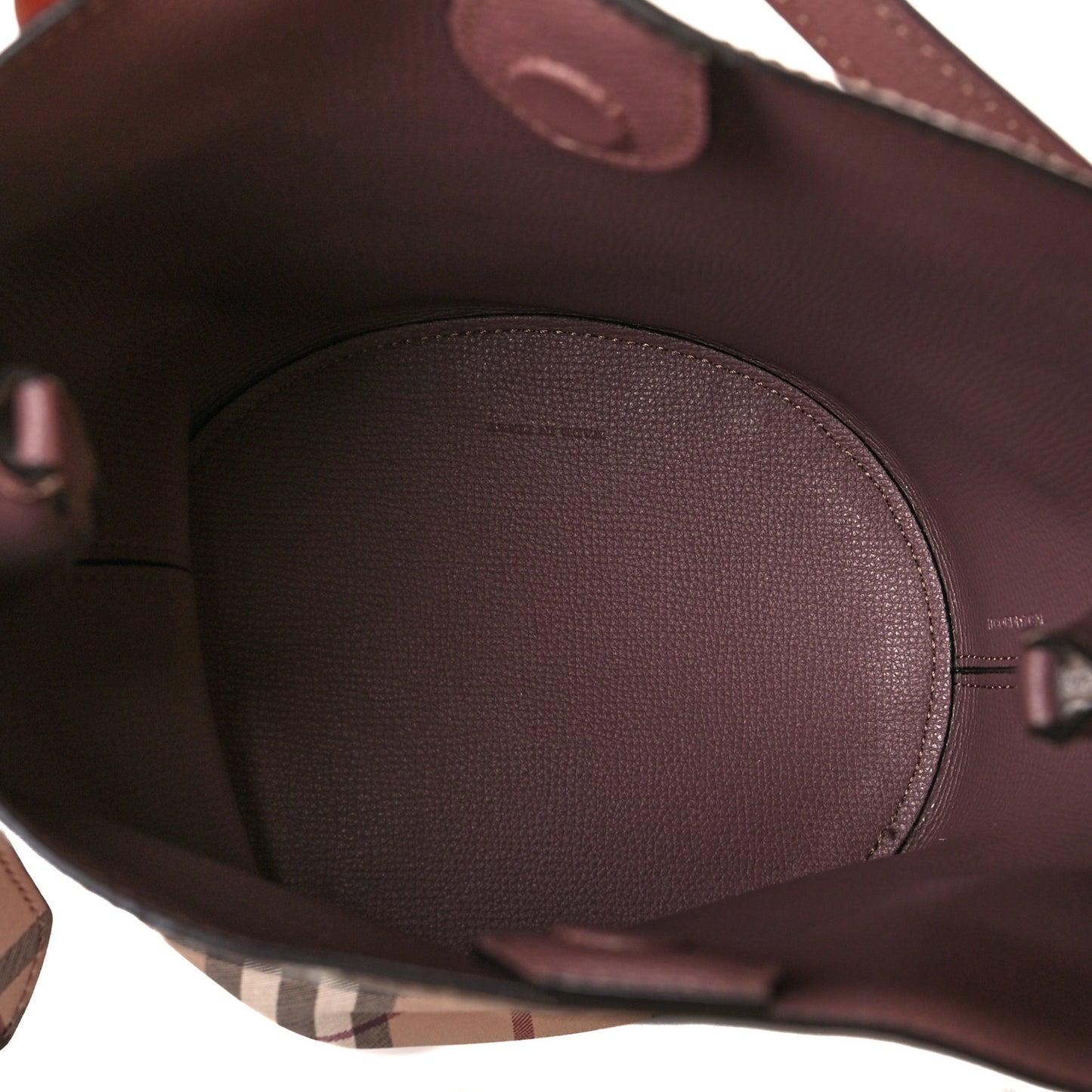 Haymarket Check Colours Small Lorne Bucket Crossbody Elderberry