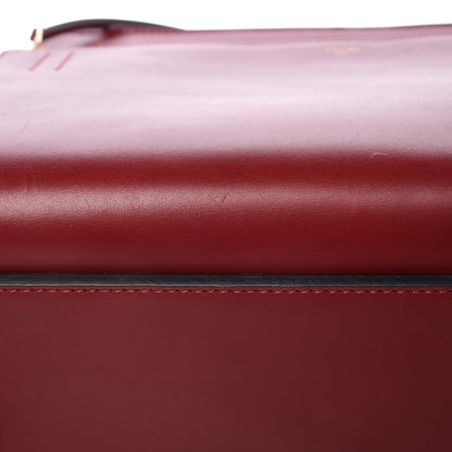 Celine Smooth Calfskin Large Edge Shoulder Bag Red 16 of 18