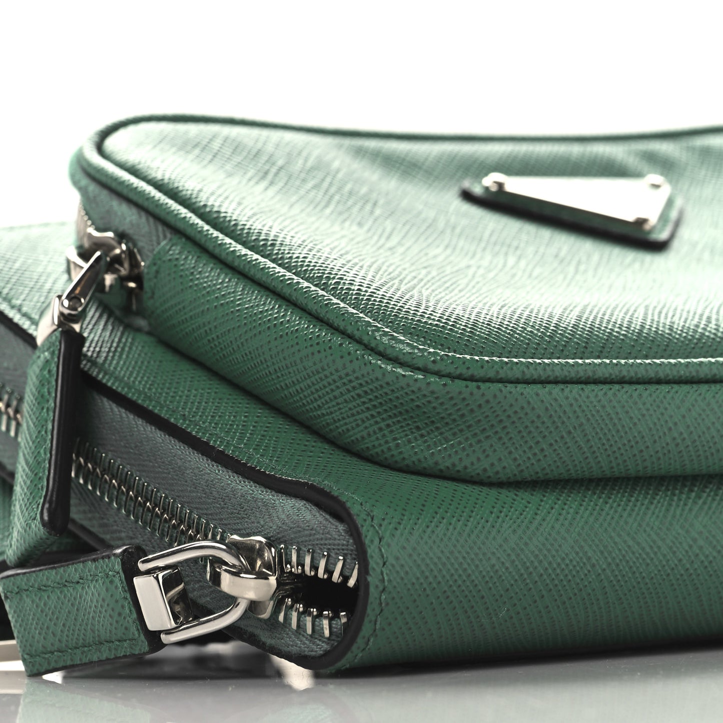 Saffiano Travel Double Zip Belt Bag Mango