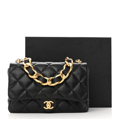 Chanel Lambskin Quilted Large CC Funky Town Flap Black 11 of 11
