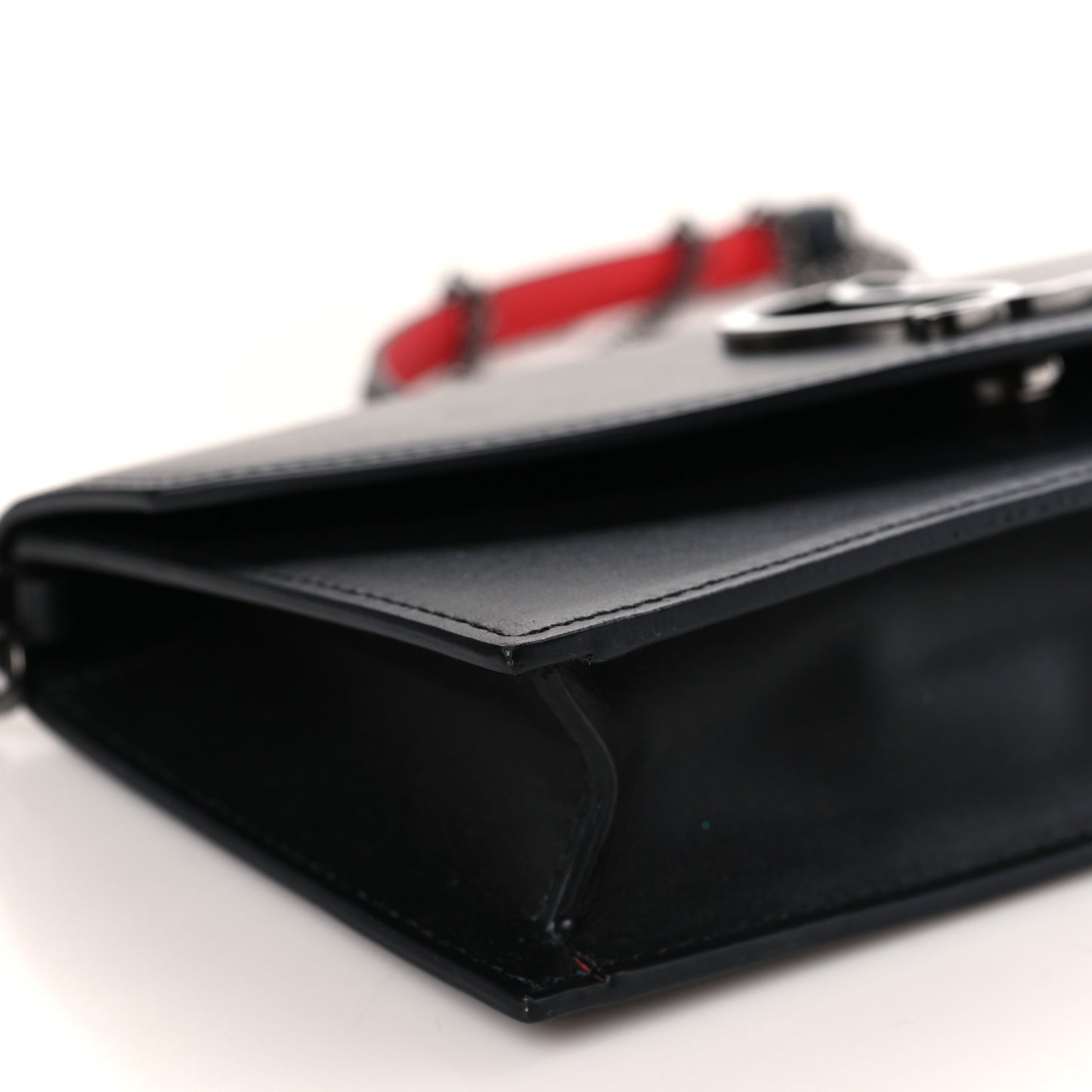 Calfskin Loubi54 Crossbody Clutch Black