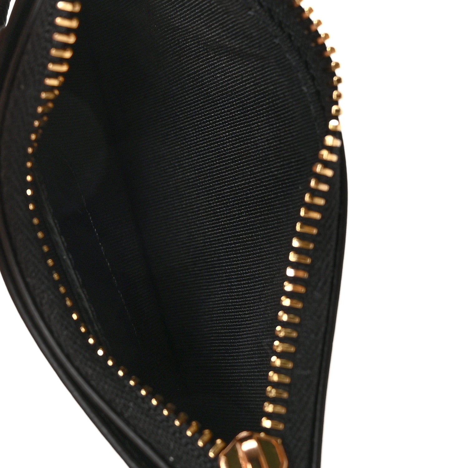 Versace Calfskin Logo Medusa Lanyard Wallet Black 5 of 6