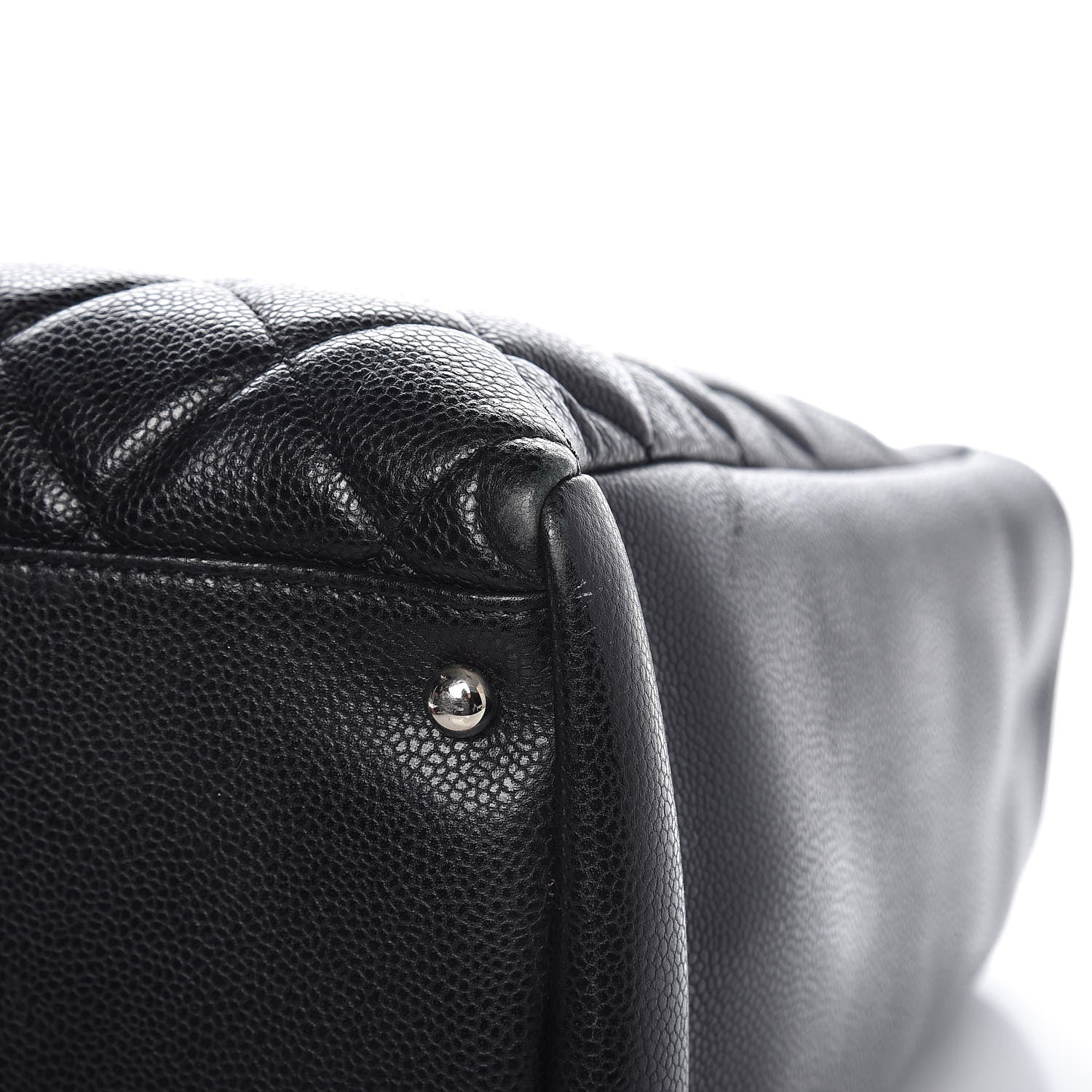 Chanel Caviar Quilted Grand Shopping Tote GST Black 13 of 14
