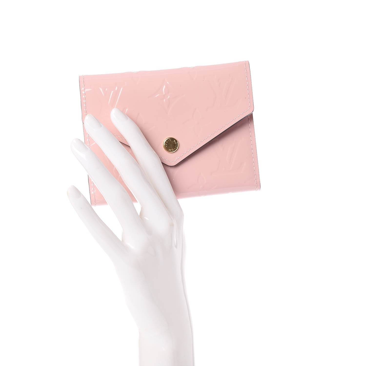 Louis Vuitton Vernis Victorine Wallet Rose Ballerine 2 of 8
