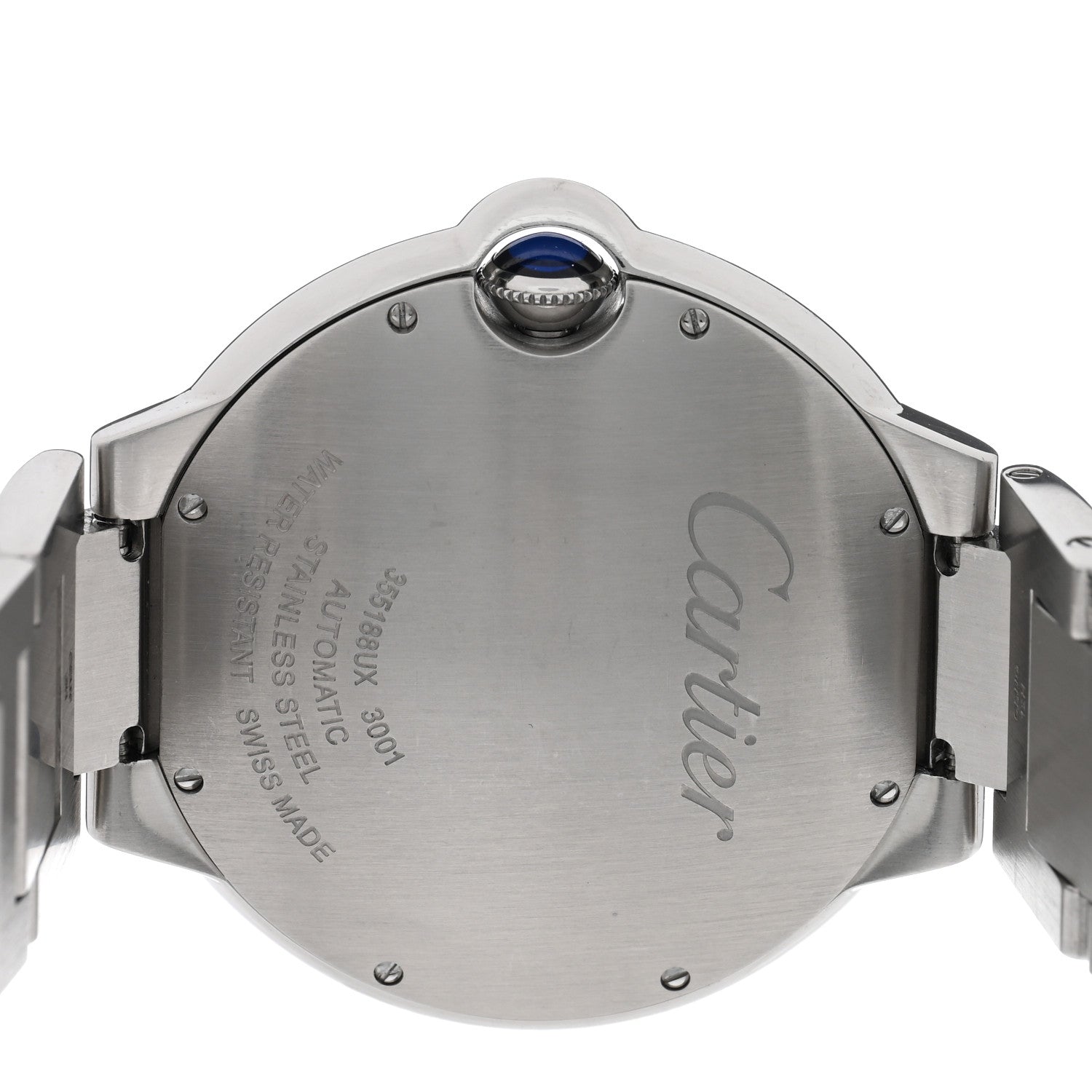 Cartier Stainless Steel 42mm Ballon Bleu De Cartier Automatic Watch 4 of 5