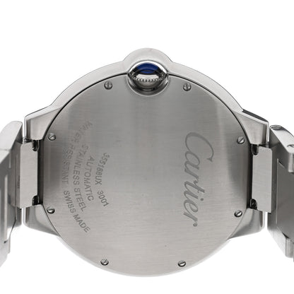 Cartier Stainless Steel 42mm Ballon Bleu De Cartier Automatic Watch 4 of 5