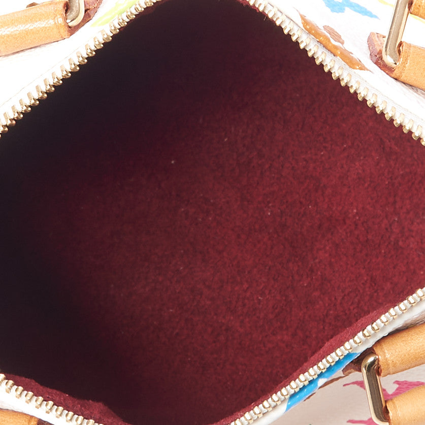 Monogram Multicolor Mini Sac HL Speedy White