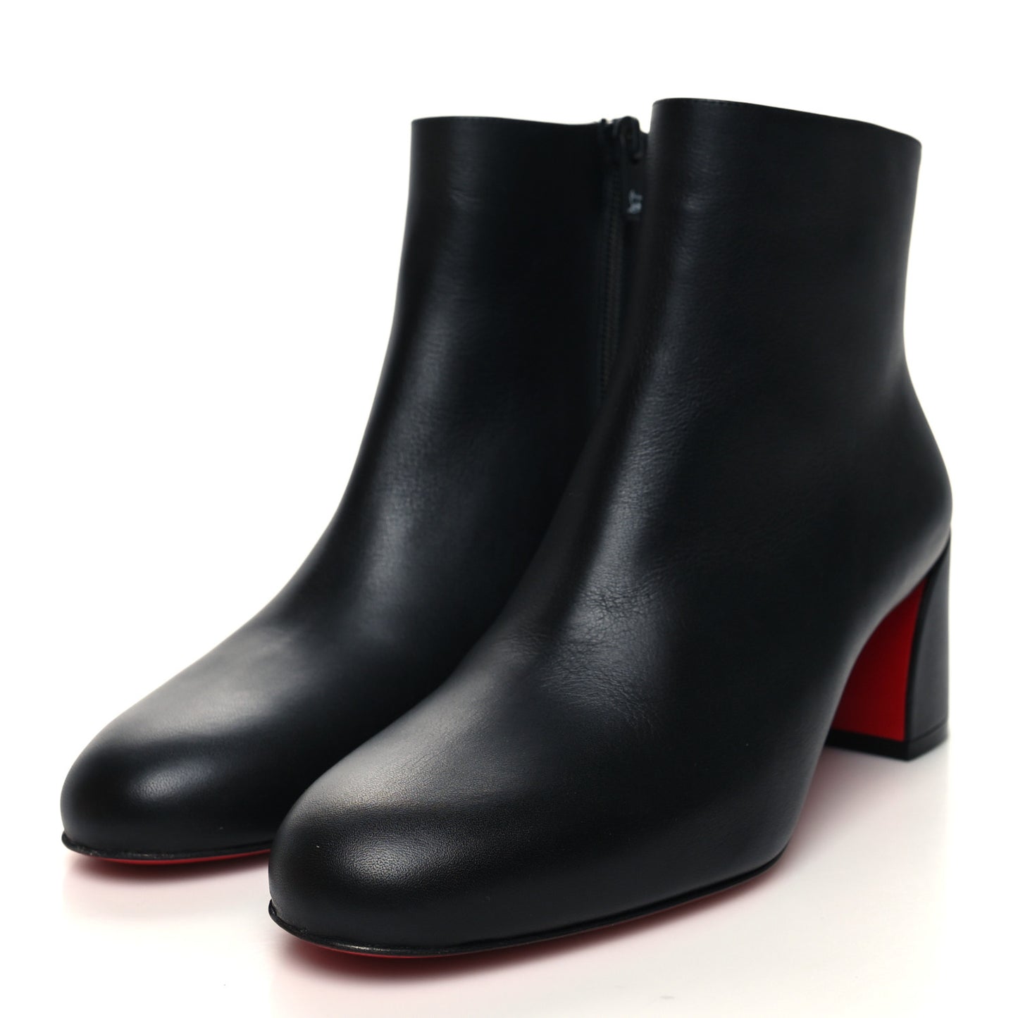 Calfskin Turela 55 Ankle Boots 36 Black