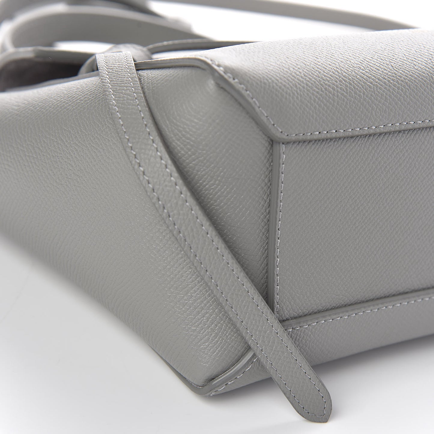 Grained Calfskin Nano Belt Bag Cloud