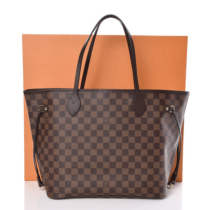 Louis Vuitton Damier Ebene Neo Neverfull MM Rose Ballerine 11 of 11