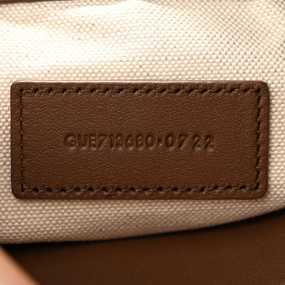 Saint Laurent Shearling Quilted Monogram Loulou Puffer Pouch Clutch Natural Beige Brick 8 of 13
