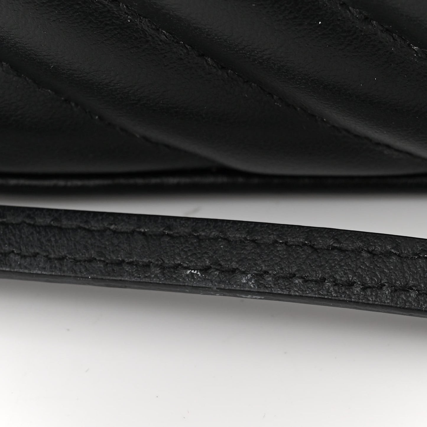 Calfskin Matelasse Monogram Lou Camera Bag Black