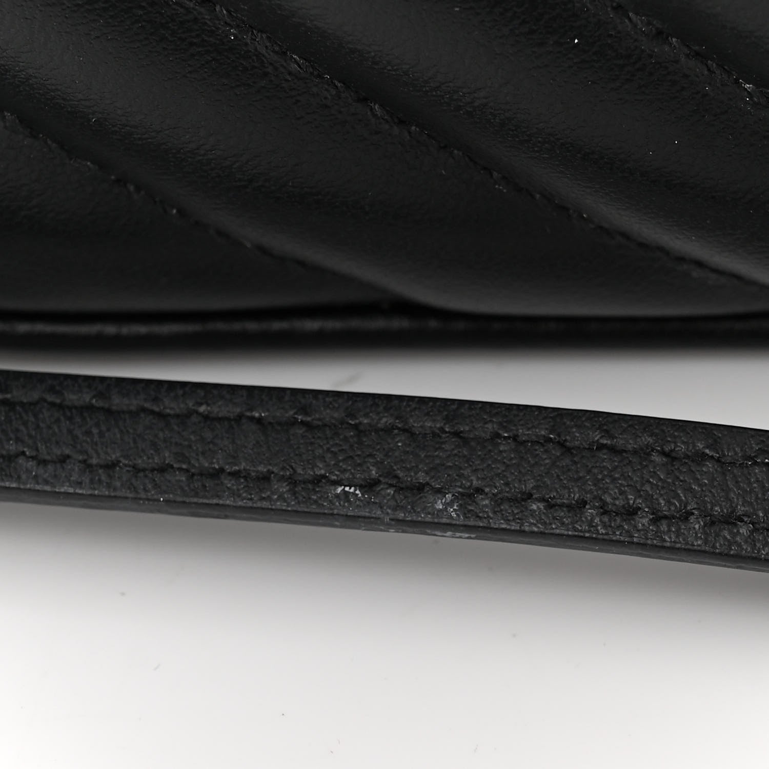 Saint Laurent Calfskin Matelasse Monogram Lou Camera Bag Black 11 of 12