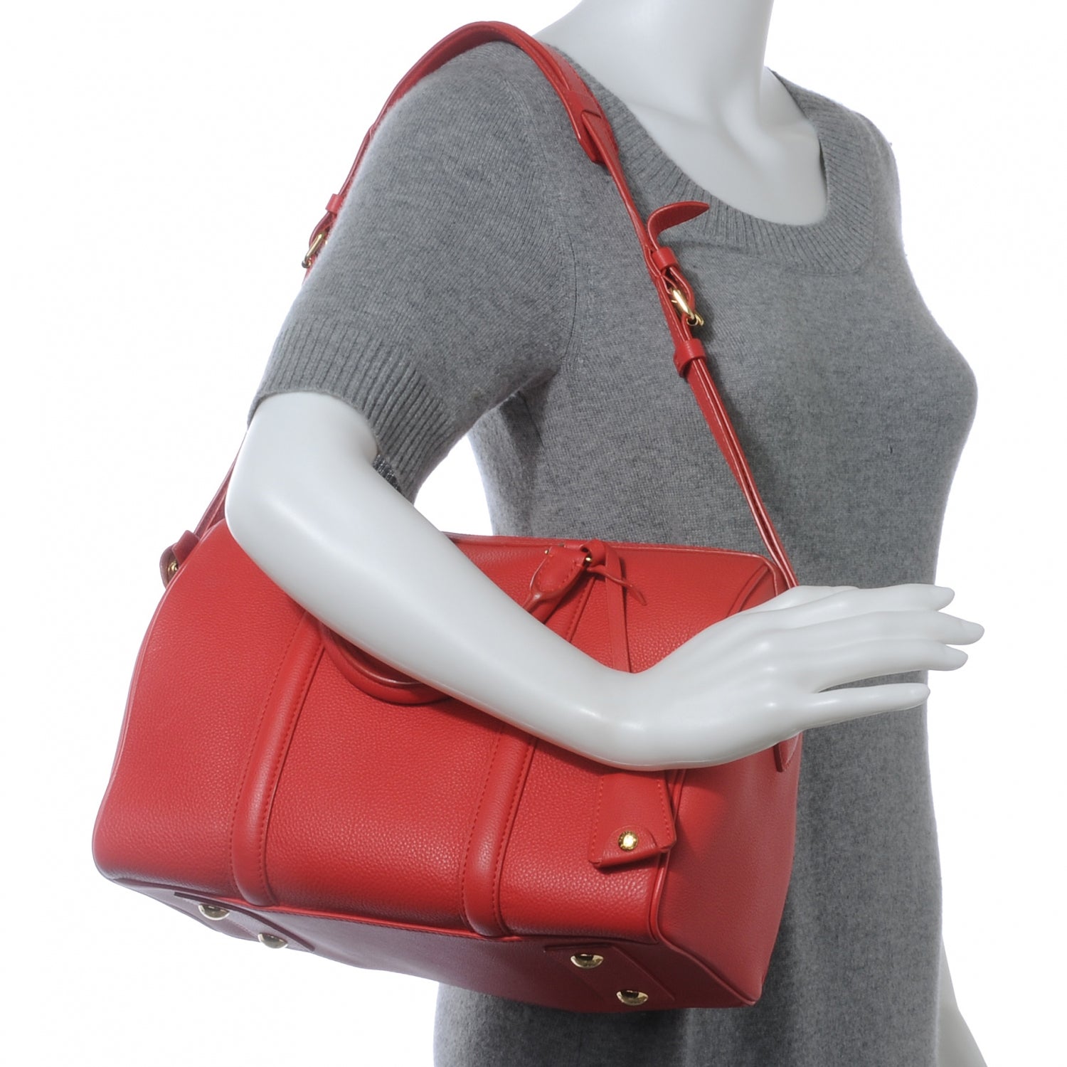 Louis Vuitton Calfskin SC Bag PM Corail 2 of 8