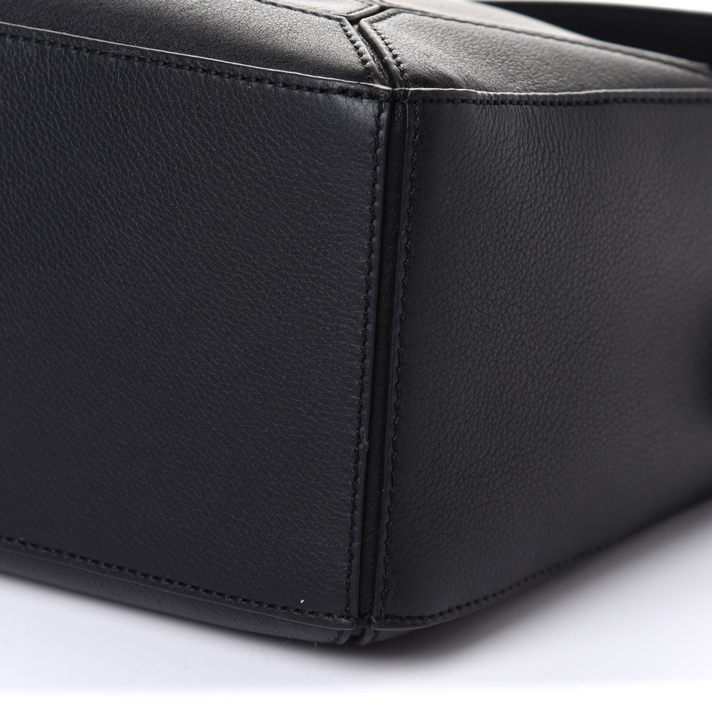 Calfskin Small Puzzle Bag Black