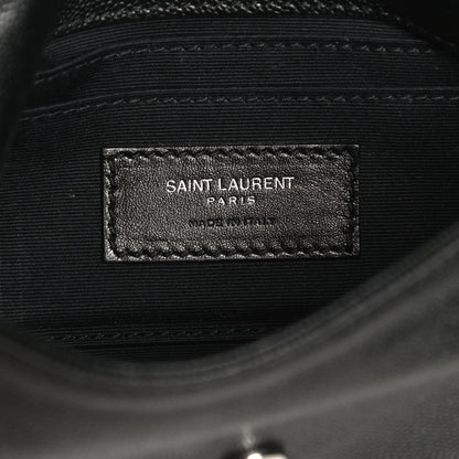 Saint Laurent Grain De Poudre Monogram Toy West Hollywood Fold-Over Bag Black 6 of 13