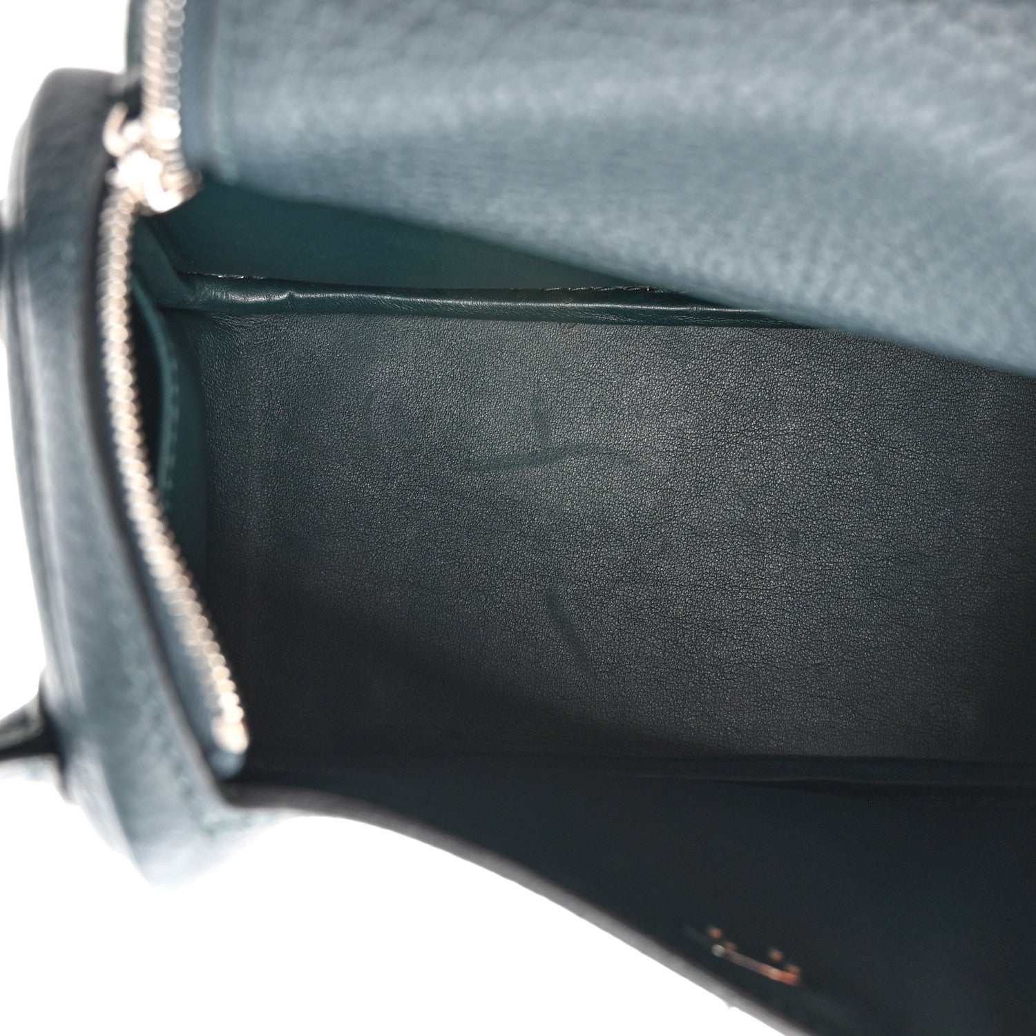 Hermes Taurillon Clemence Mini Lindy 20 Vert Cypress 5 of 14