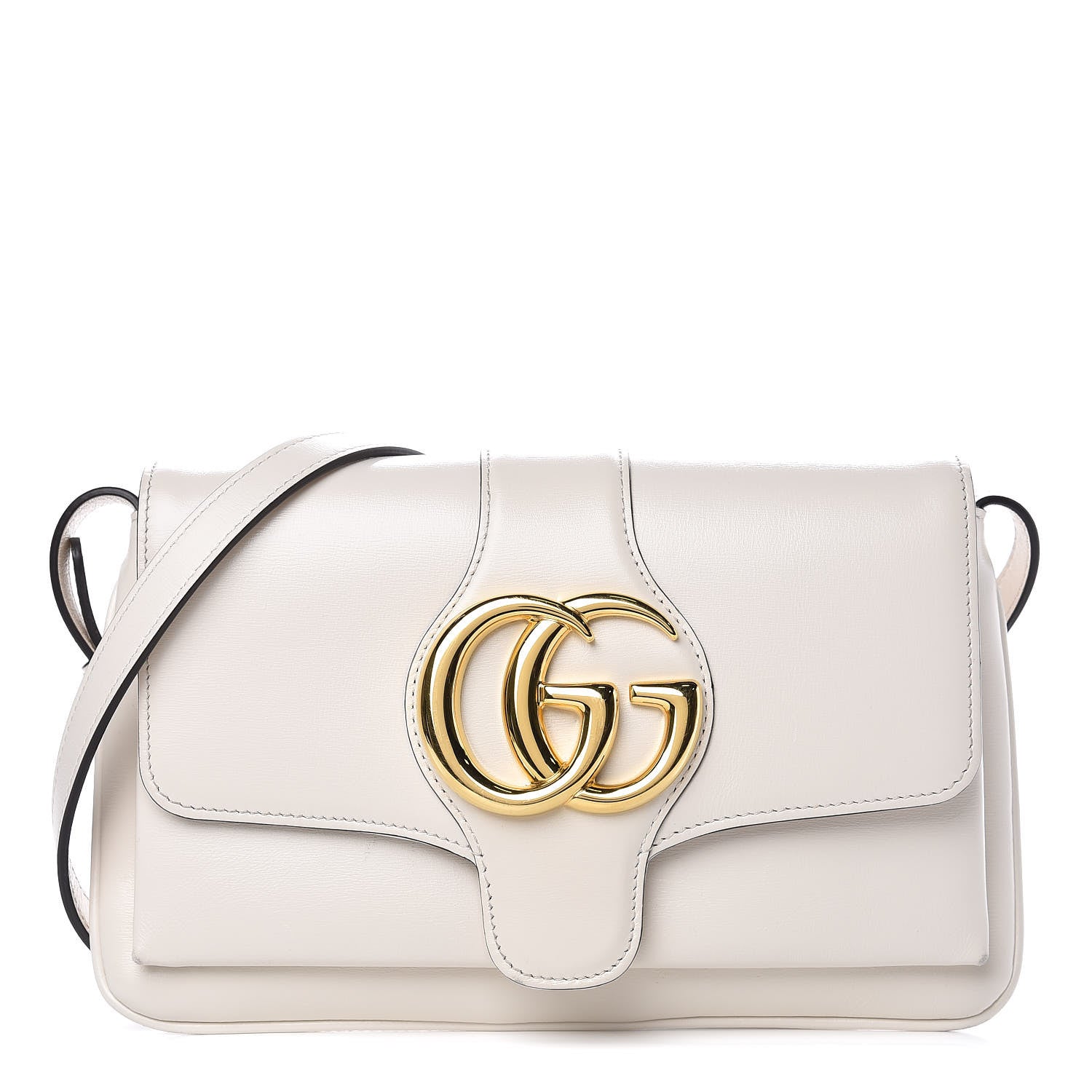 Gucci Calfskin Small Arli Flap Shoulder Bag Mystic White 1 of 11