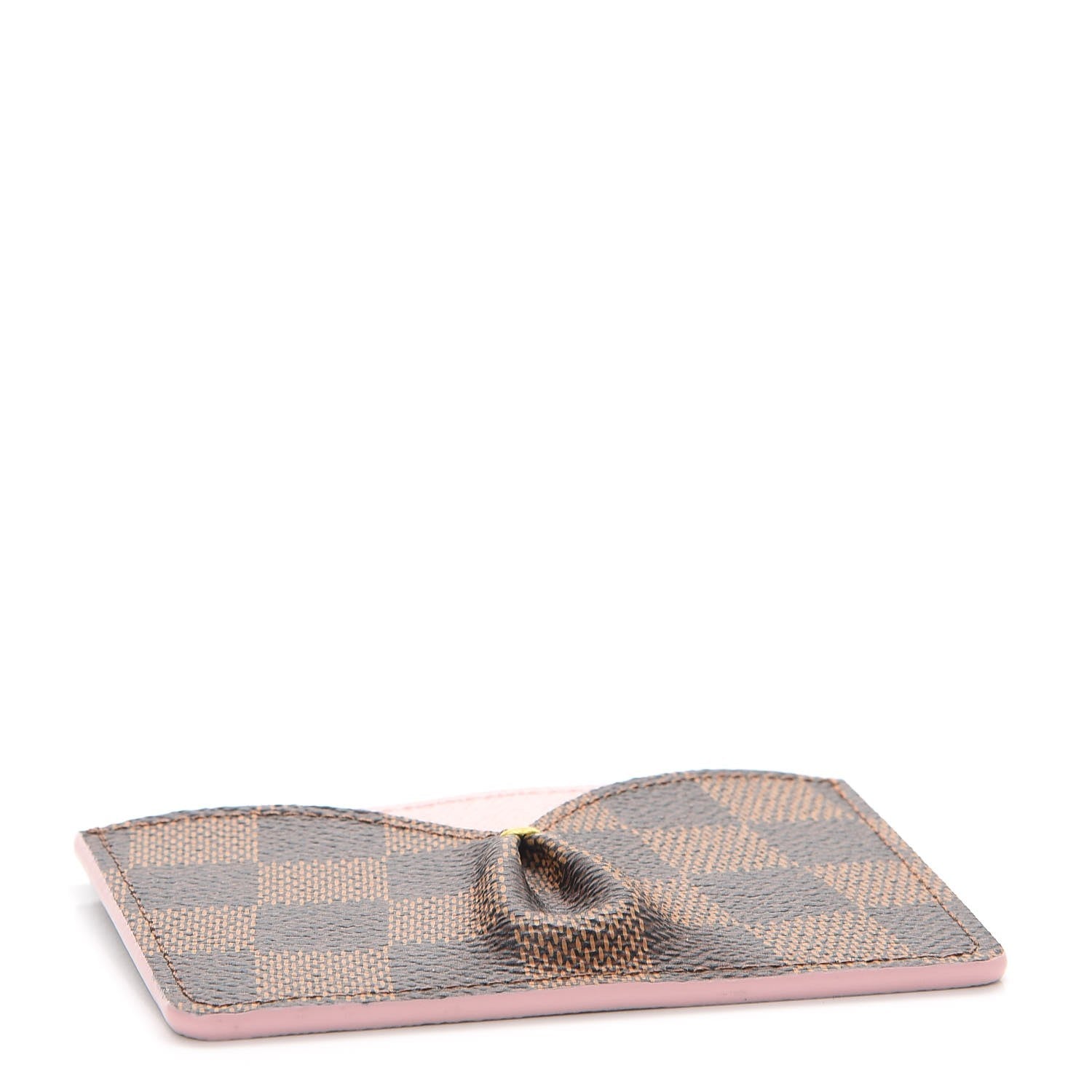 Louis Vuitton Damier Ebene Caissa Card Holder Rose Ballerine 4 of 8