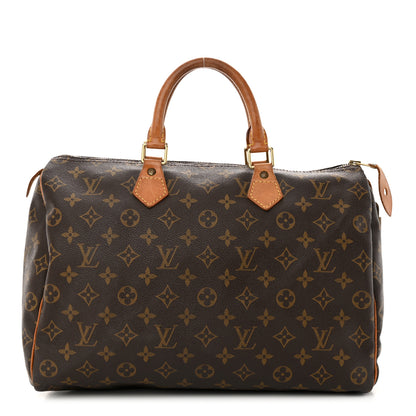 Louis Vuitton Monogram Speedy 35 1 of 23