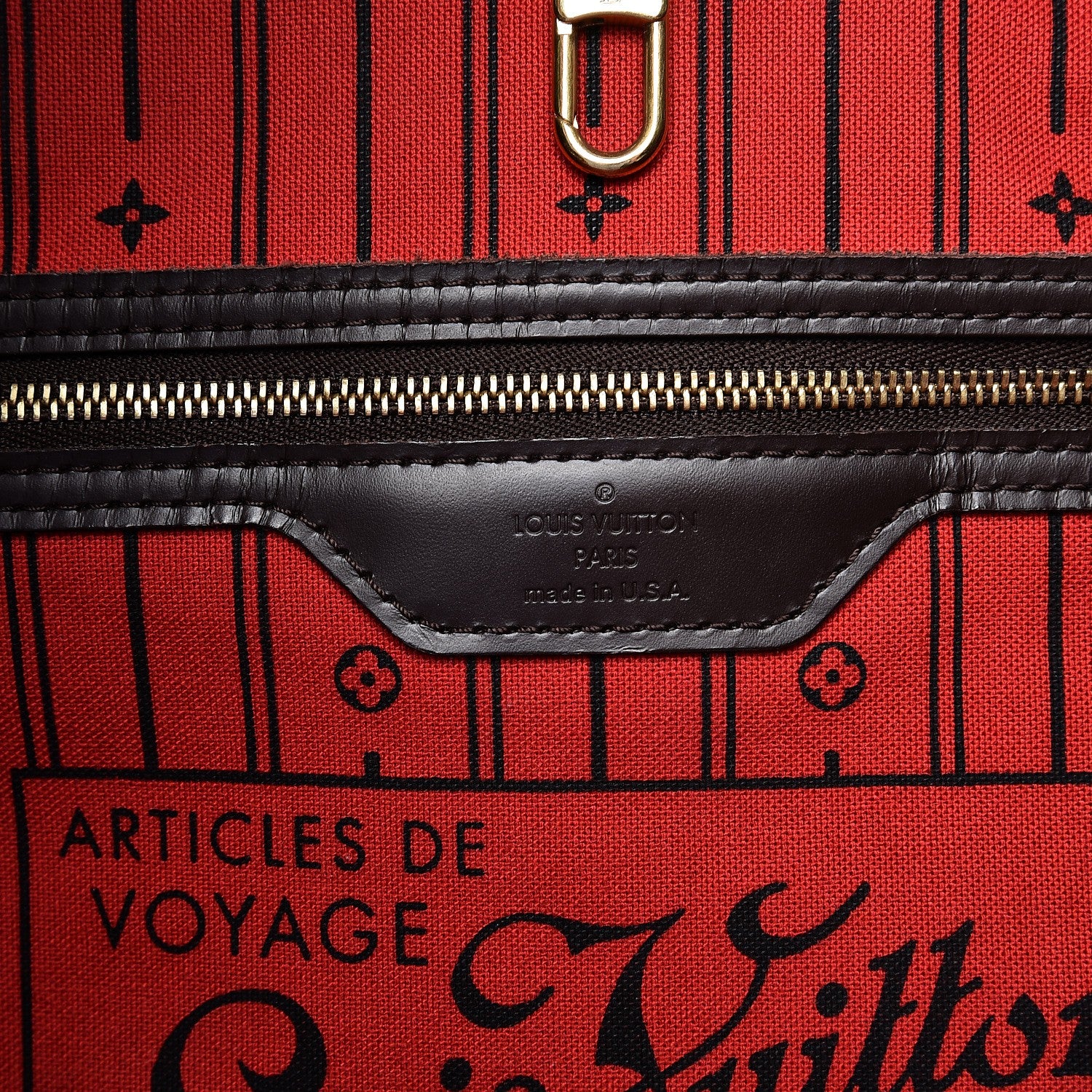 Louis Vuitton Damier Ebene Neverfull GM 6 of 17
