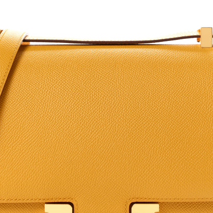Hermes Epsom Constance 24 Jaune Ambre 8 of 11