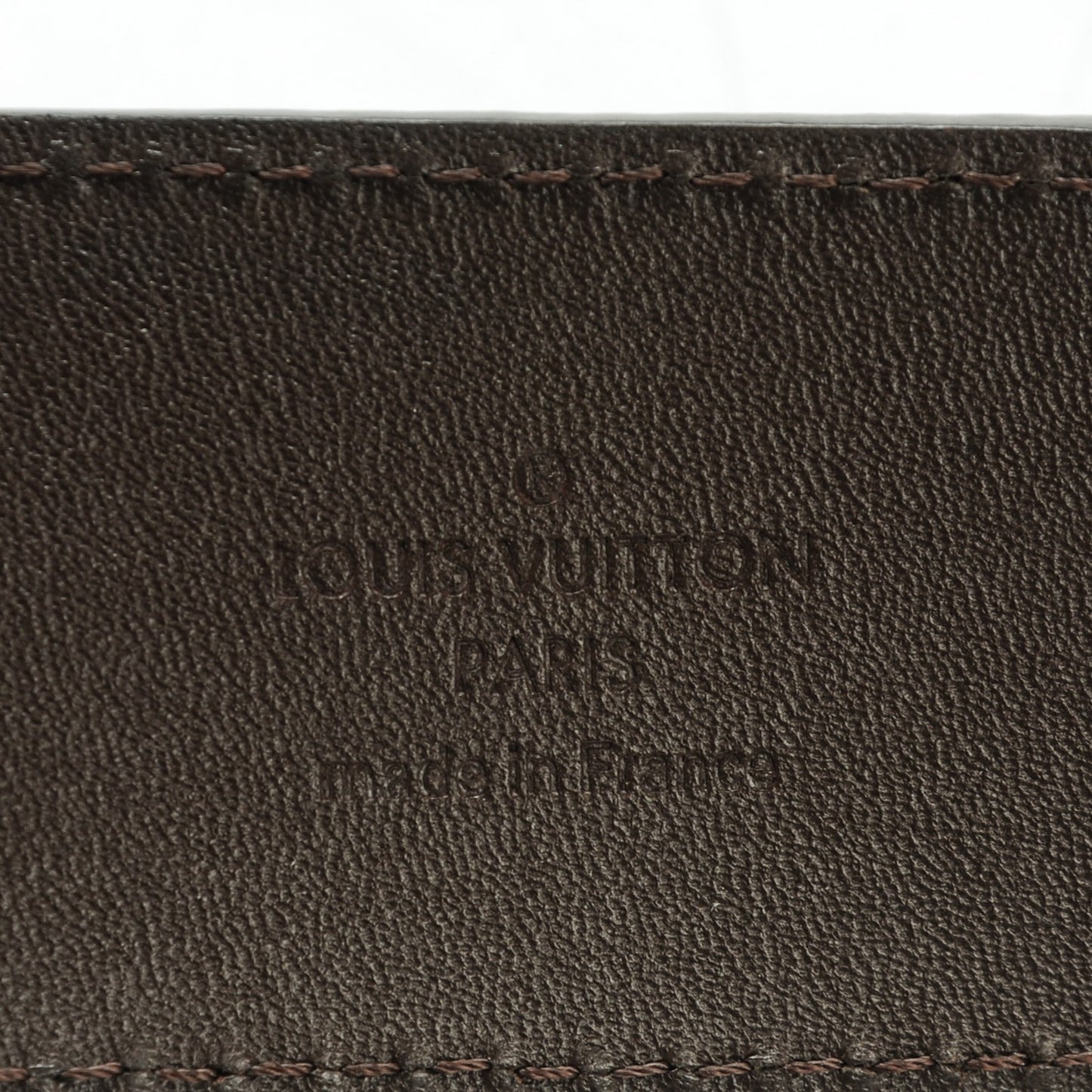 Damier Ebene 40mm LV Initiales Belt 85 34