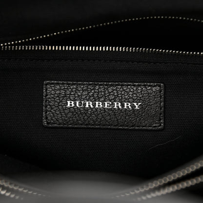 Burberry Goatskin Vintage Check Medium Banner Tote Black 6 of 11