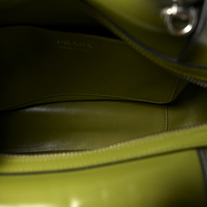 Prada Spazzolato Small Supernova Handbag Edera Sfumato 5 of 9