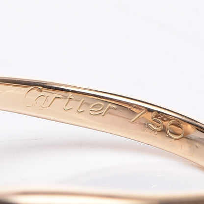 Cartier 18K Yellow Gold Diamond Heart Ring 48 4.5 5 of 6