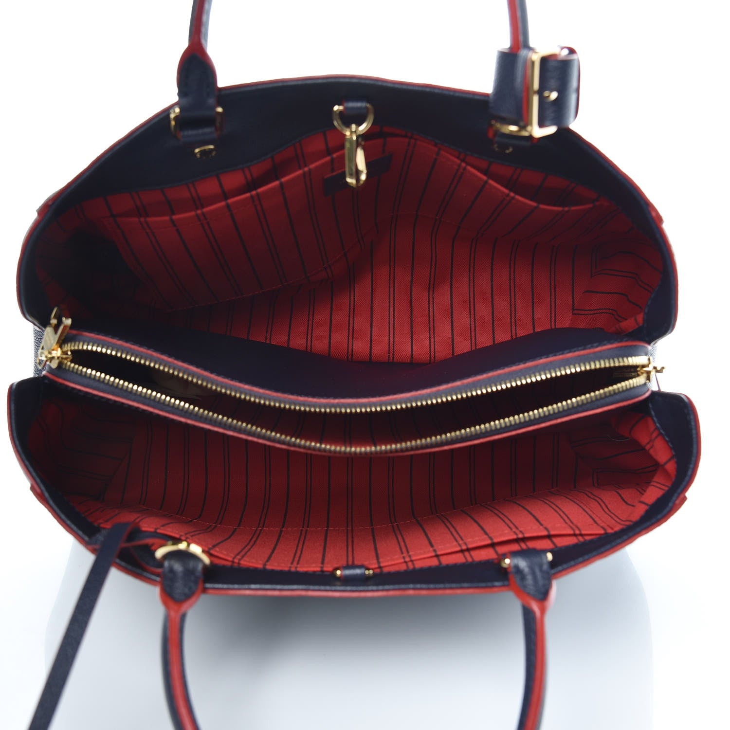 Louis Vuitton Empreinte Montaigne GM Marine Rouge 5 of 8