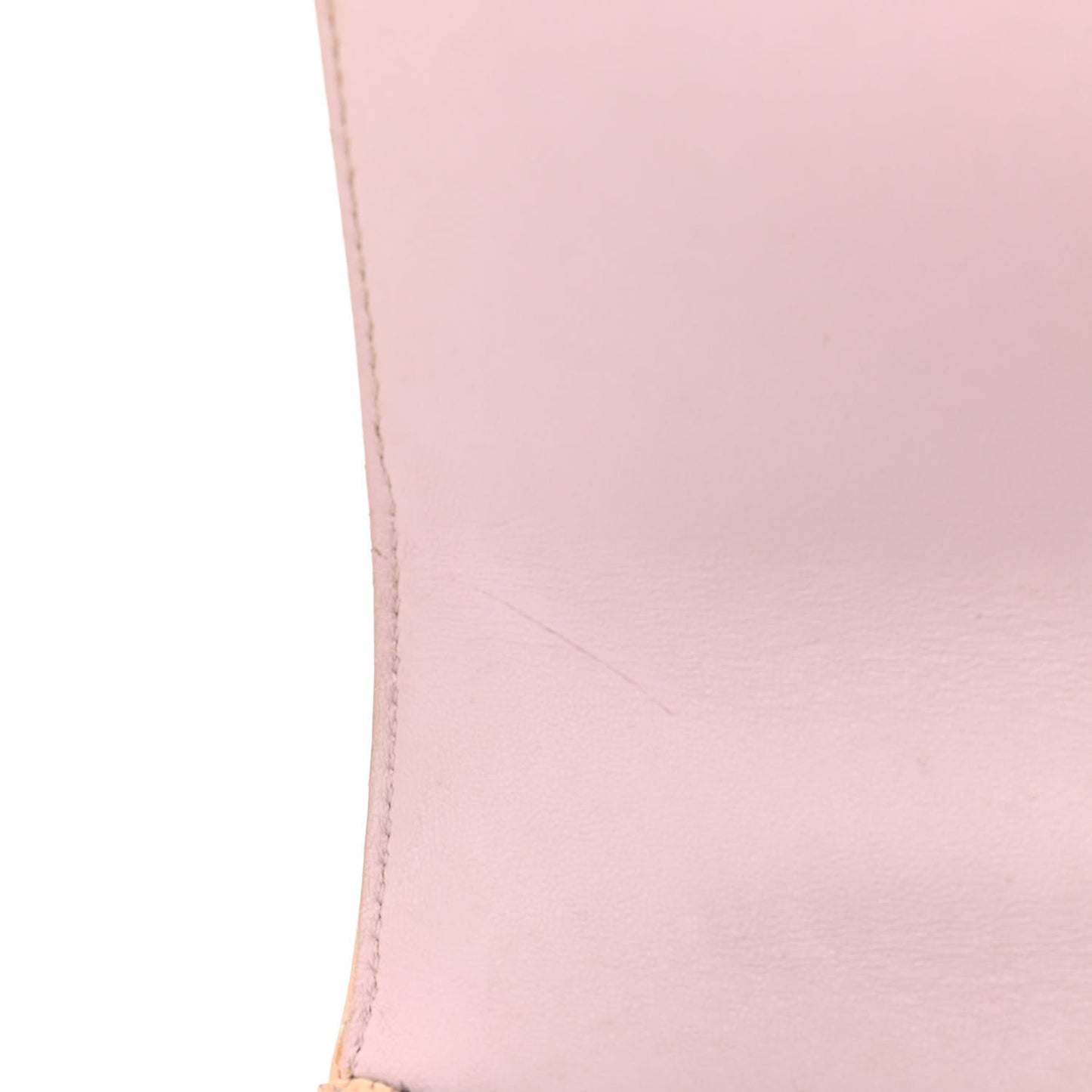Patent Micro-Cannage Small Diorama Flap Bag Pink
