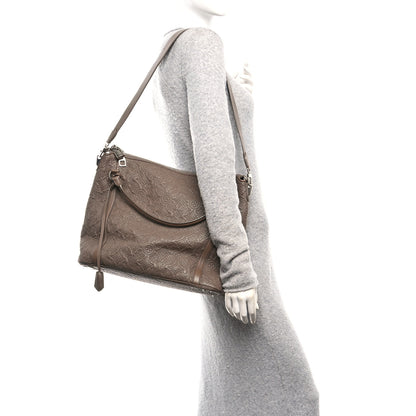Louis Vuitton Monogram Lambskin Antheia Ixia MM Olive 2 of 9