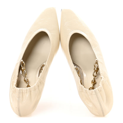 Bottega Veneta Crushed Nappa Melbourne Pumps 39 Sea Salt 2 of 8