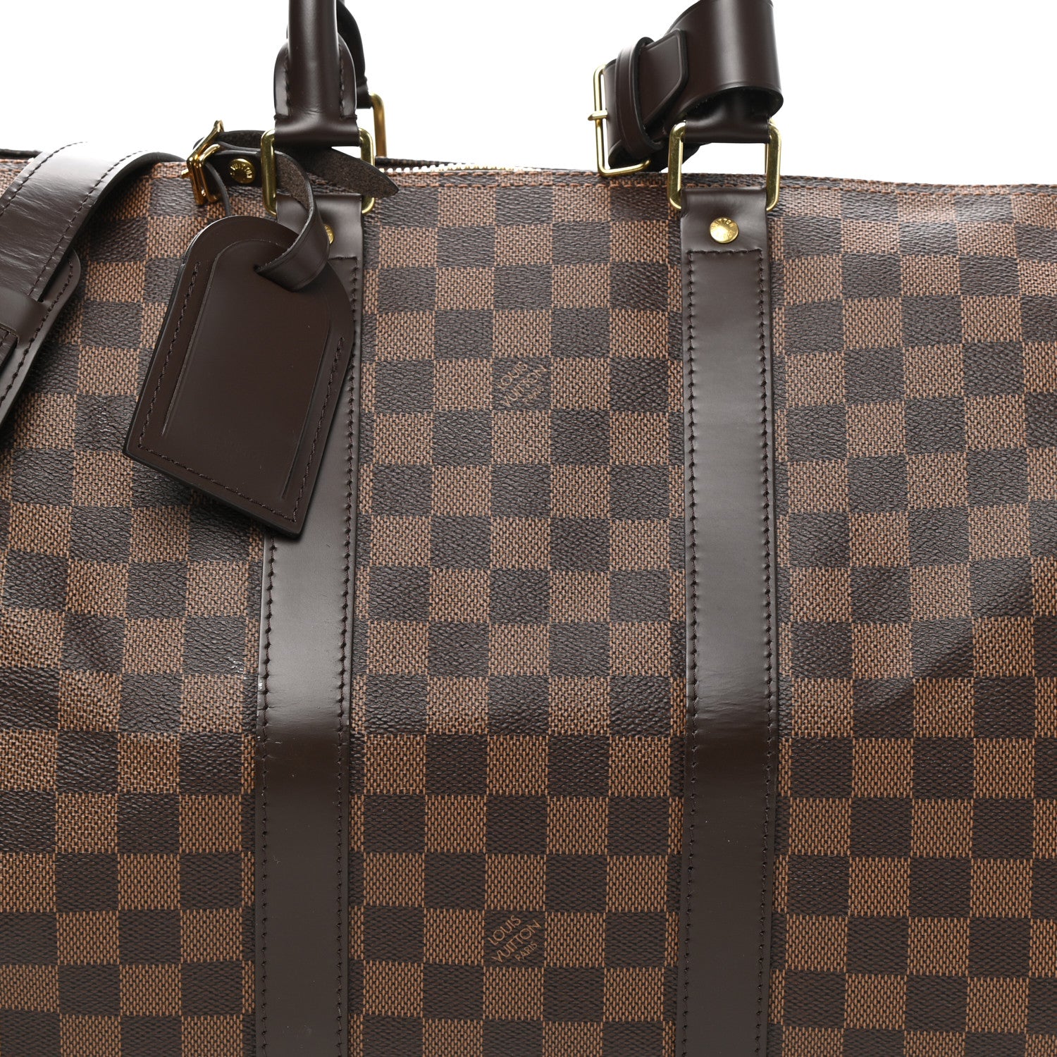 Louis Vuitton Damier Ebene Keepall Bandouliere 45 7 of 9