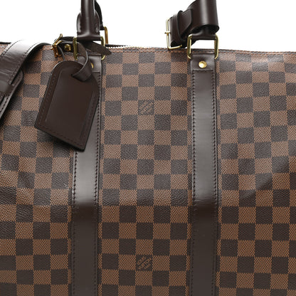 Louis Vuitton Damier Ebene Keepall Bandouliere 45 7 of 9