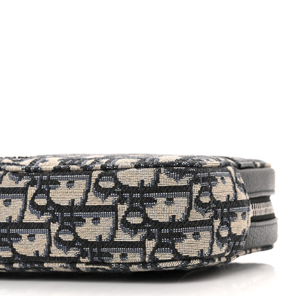 Christian Dior Oblique Safari Belt Bag Blue 8 of 9